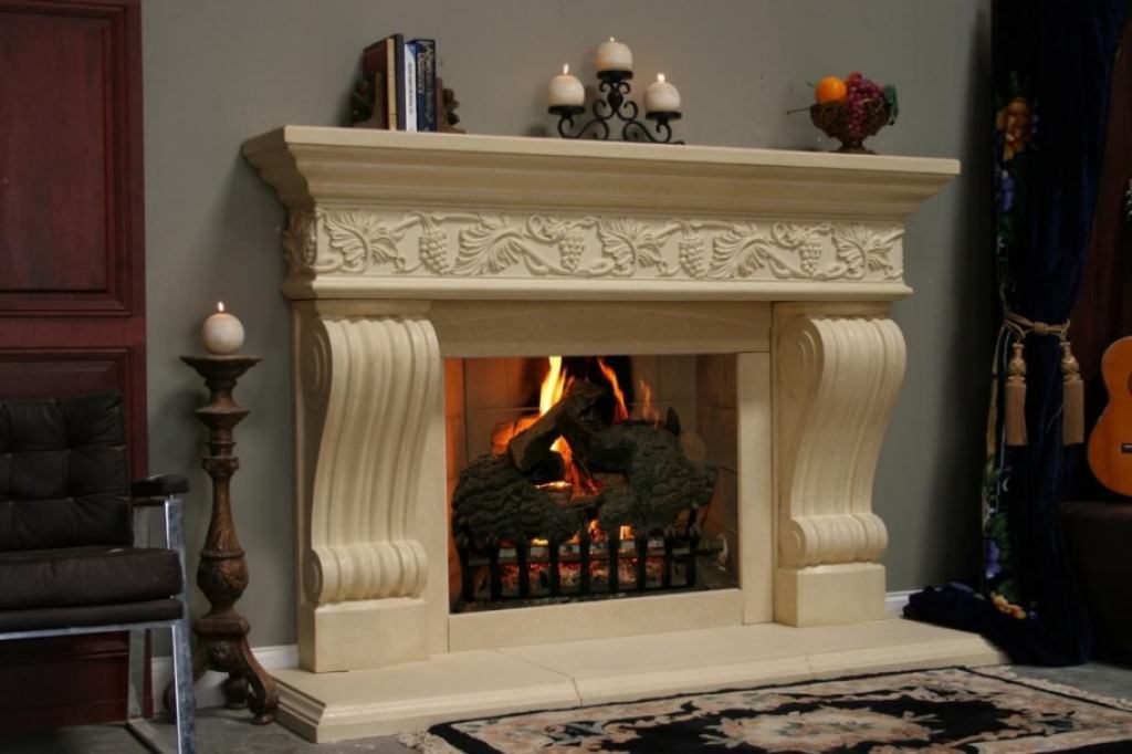 Image of: Everyday Decorating Fireplace Mantels Idea