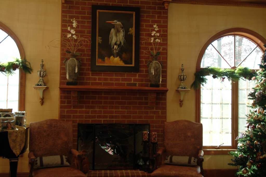 Image of: Everyday Decorating Fireplace Mantels