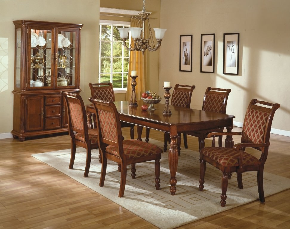 Image of: Formal Dining Room Sets 8 Chairs