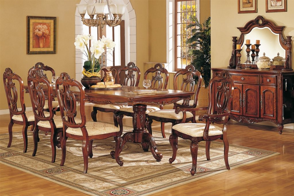 Image of: Formal Dining Room Tables Seats 10