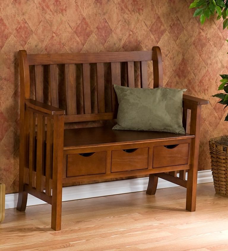 Image of: Foyer Bench Seat