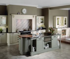 French Grey Kitchen Cabinets