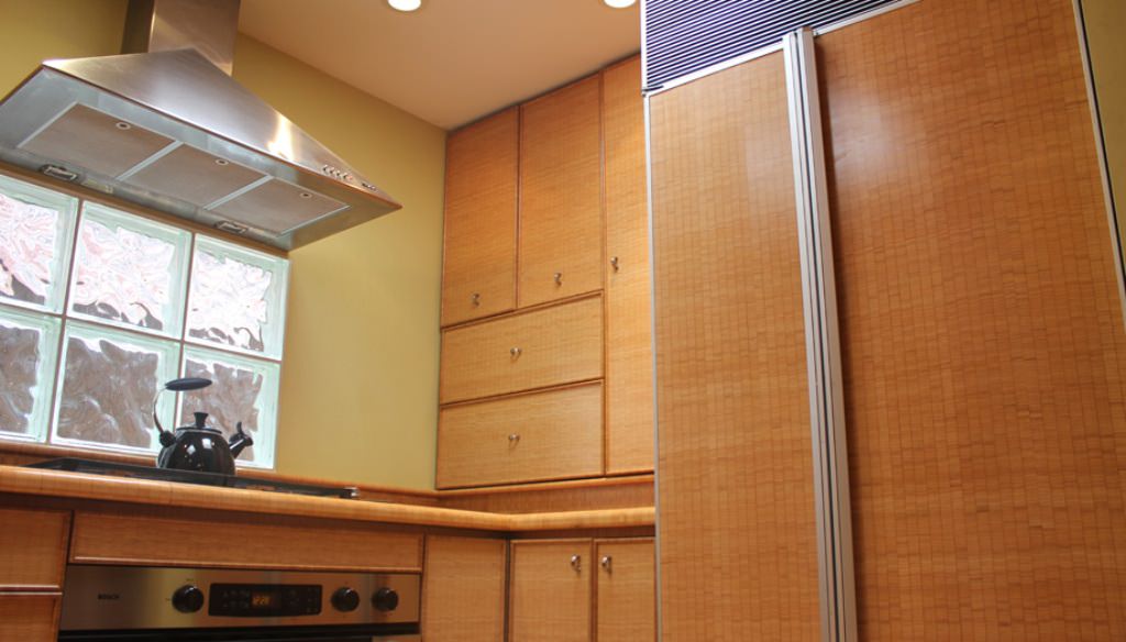 Image of: Great Bamboo Kitchen Cabinets