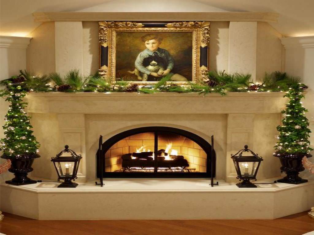 Image of: Great Decorating Fireplace Mantels Ideas