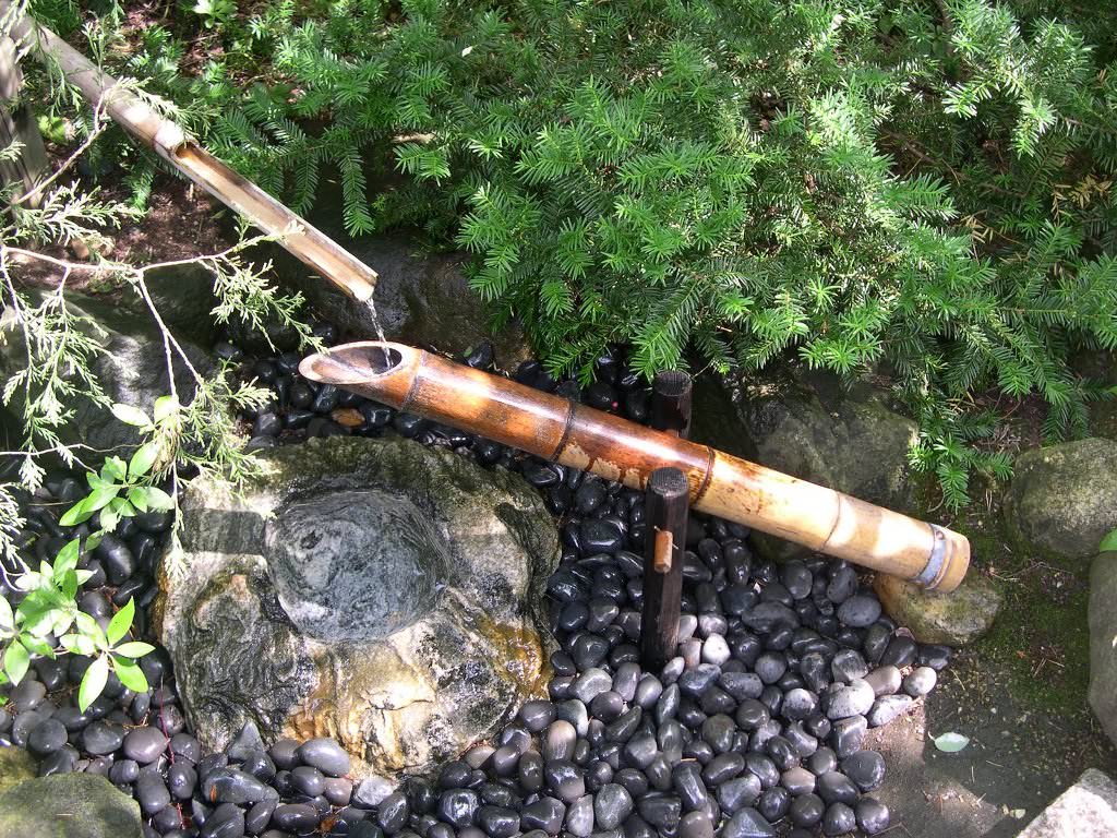 Great Natural Bamboo Fountain Ideas