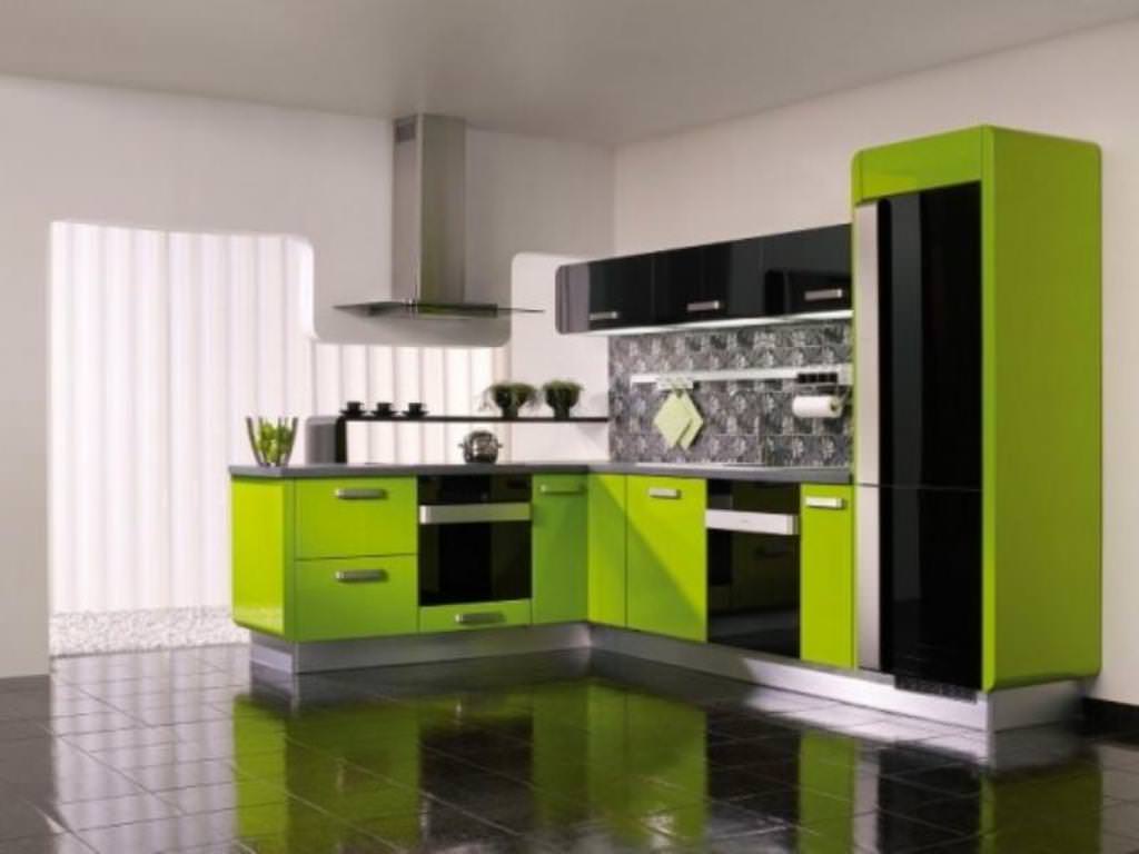 Image of: Green Kitchen Cabinets Ikea