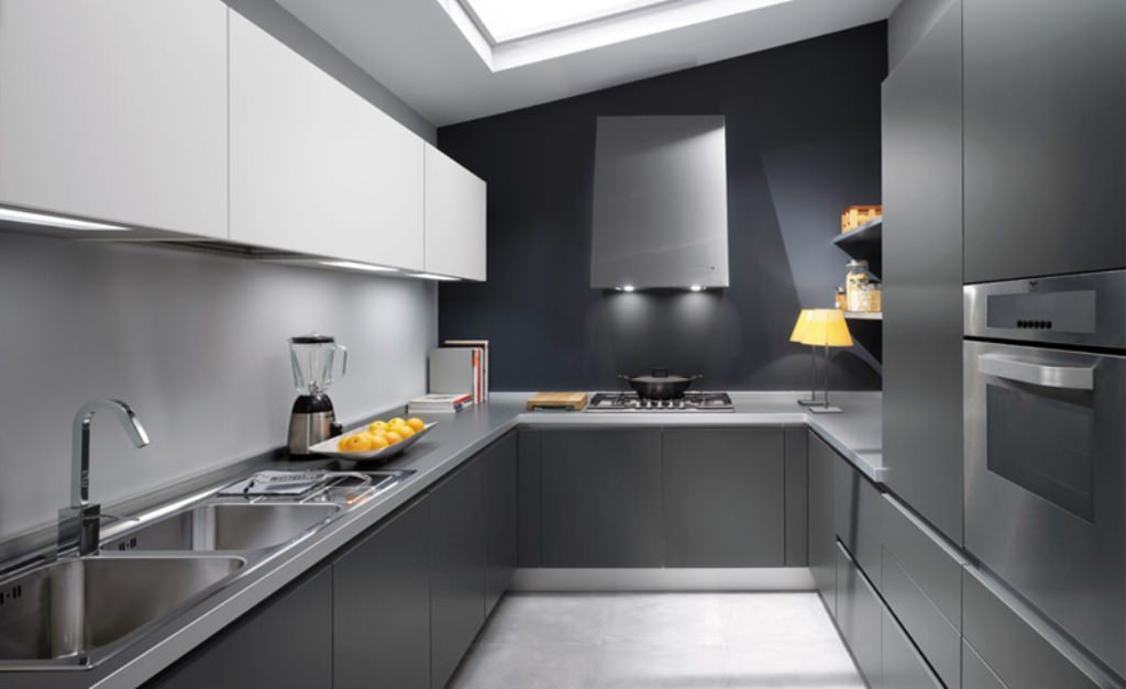 Image of: Grey Kitchen Cabinets Pictures
