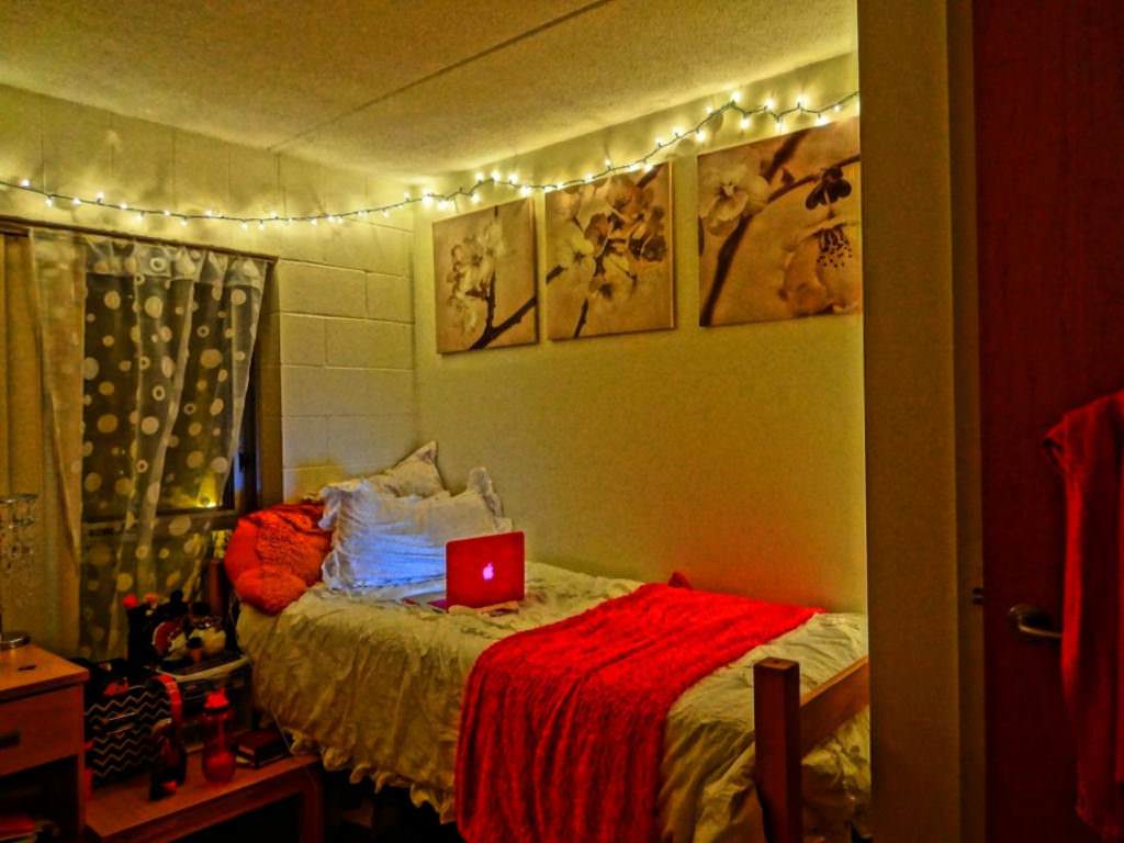 Image of: Hanging String Lights For Bedroom
