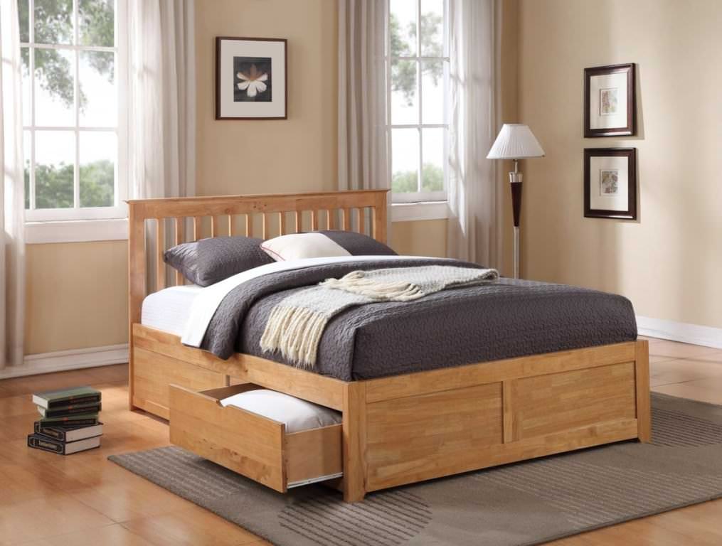 Image of: King Size Bed Frame High Rise