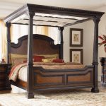 King Size Black Canopy Bed