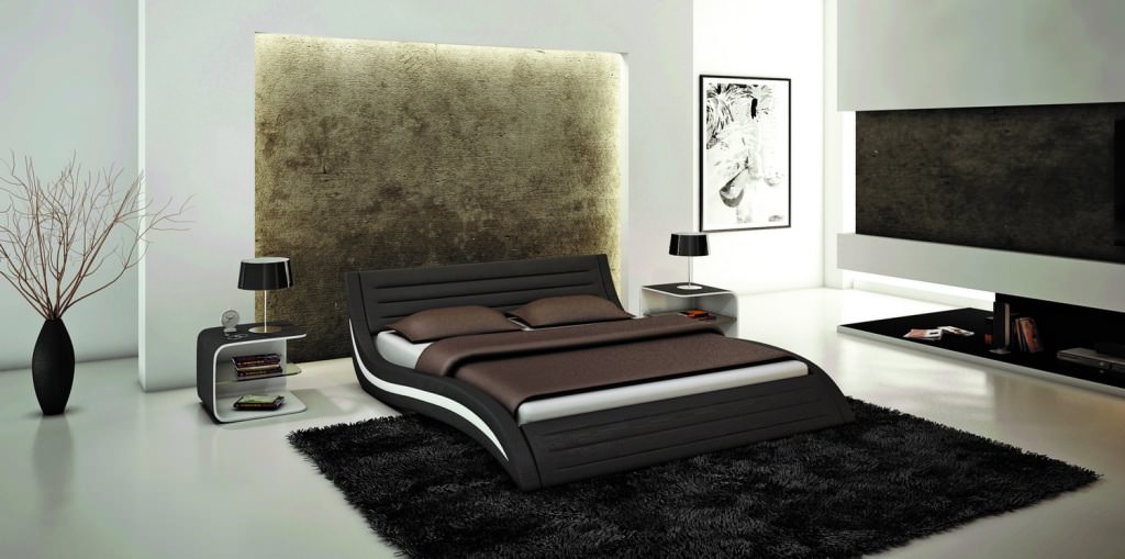 Image of: King Size  Platform Bed Frame For Headboard And Footboard