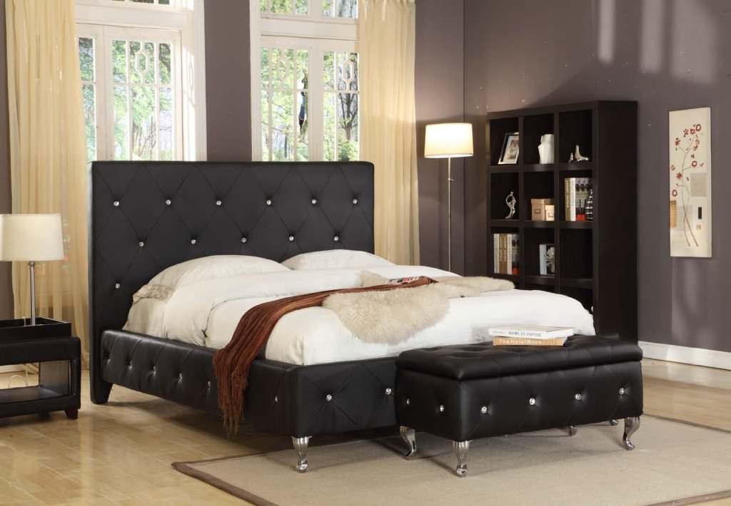 Image of: King Size Platform Bed Frames With Drawers