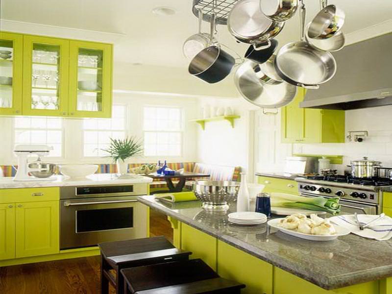 Image of: Kitchen Cabinets Green Demolition
