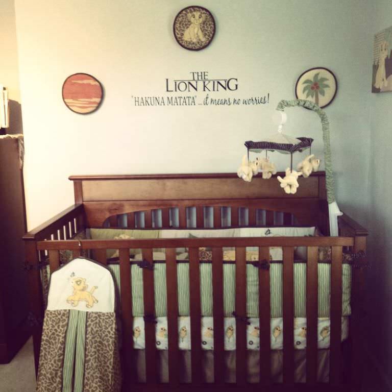 Image of: Lion King Nursery Letters