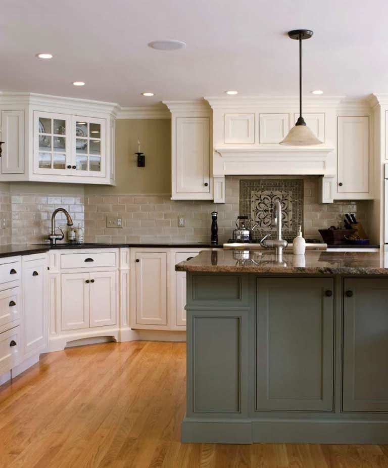 Image of: Martha Stewart Gray Kitchen Cabinets
