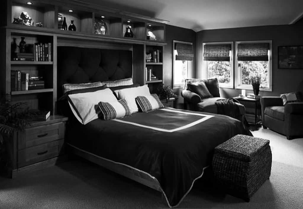 Image of: Masculine Bedroom Color Ideas