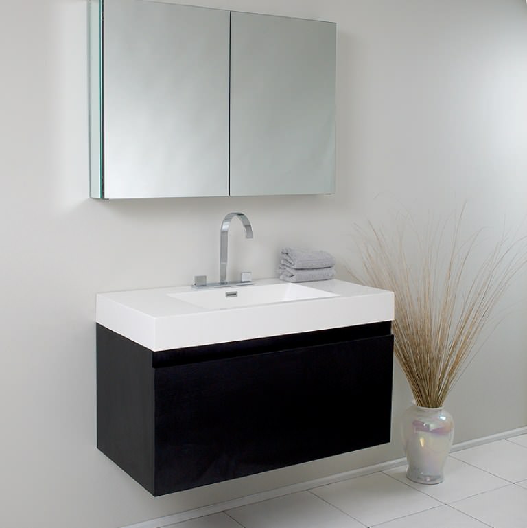 Image of: Modern Bathroom Sinks And Vanities