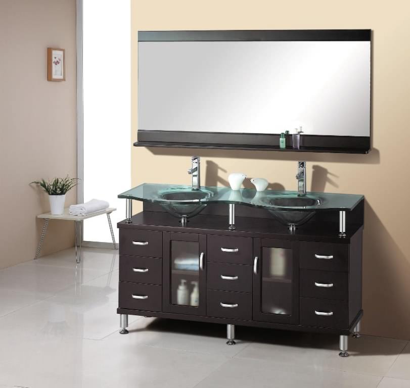 Image of: Modern Bathroom Vanity Cabinets