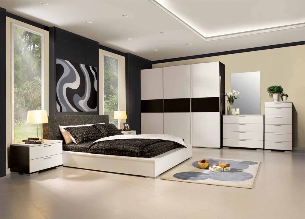 Image of: Modern Bedroom Interior Design Computer Generated Image