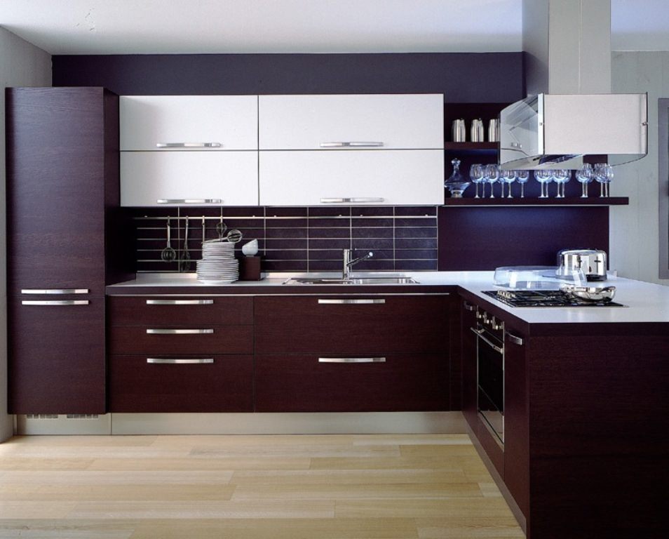 Image of: Modern Italian Kitchen Cabinets