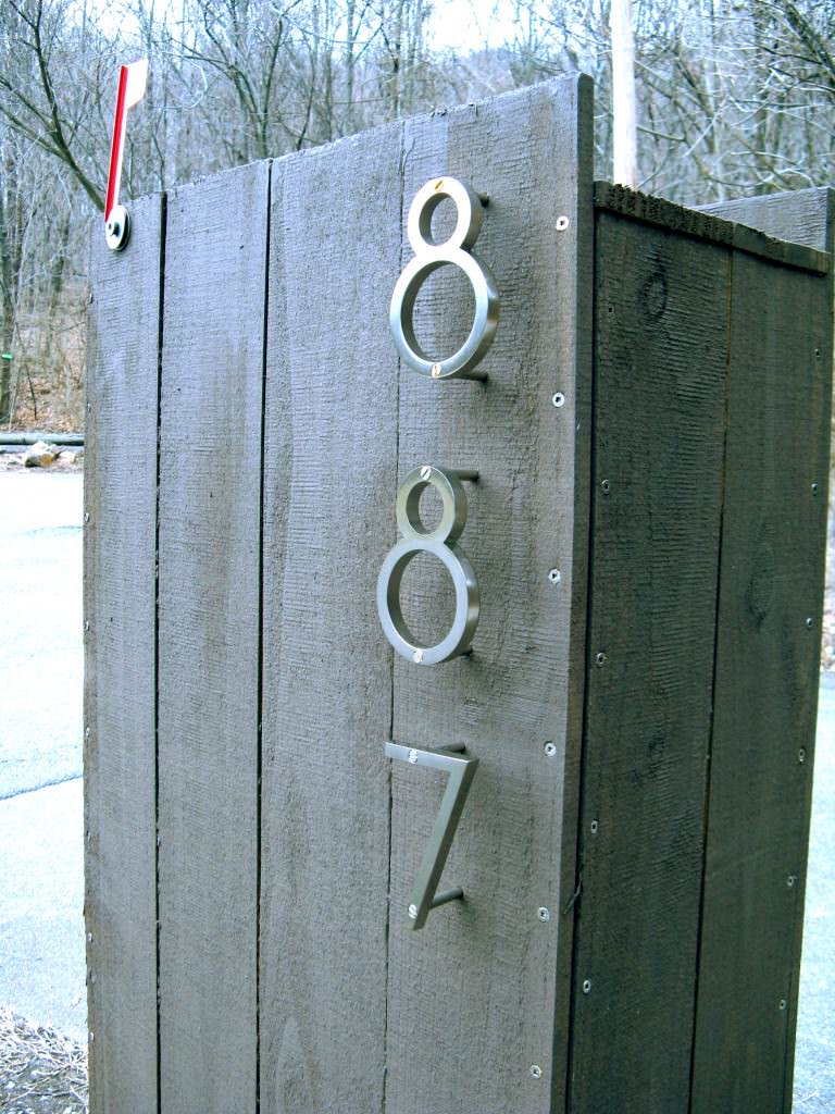Image of: Modern Mailboxes And House Numbers