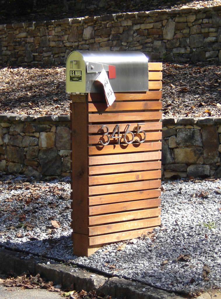 Image of: Modern Mailboxes