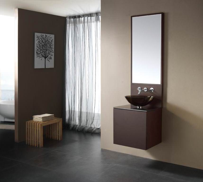 Image of: Modern Small Bathroom Vanities