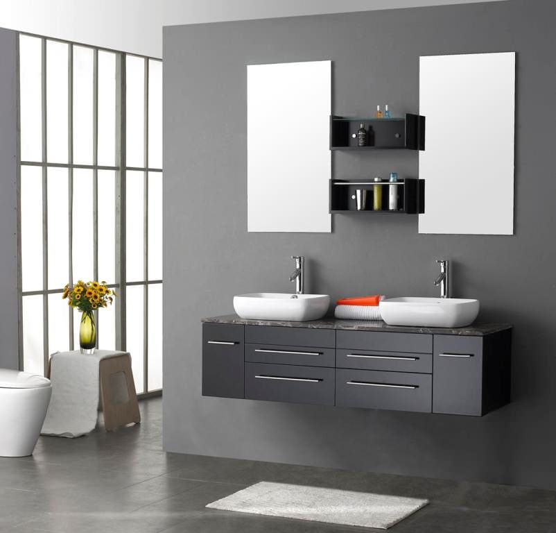 Image of: Modern Vanities For Bathrooms