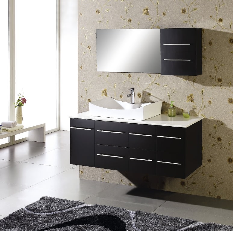 Image of: Modern Vanity Stool For Bathroom