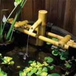 Natural Bamboo Fountain For Small Backyard