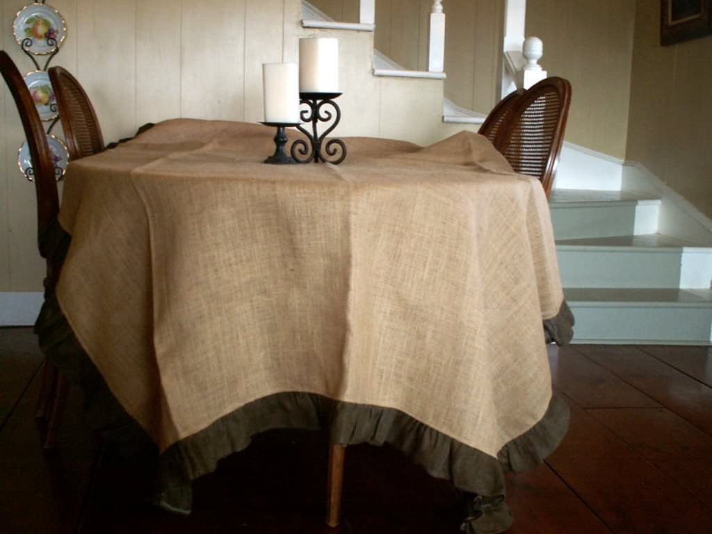 Image of: Natural Tablecloths
