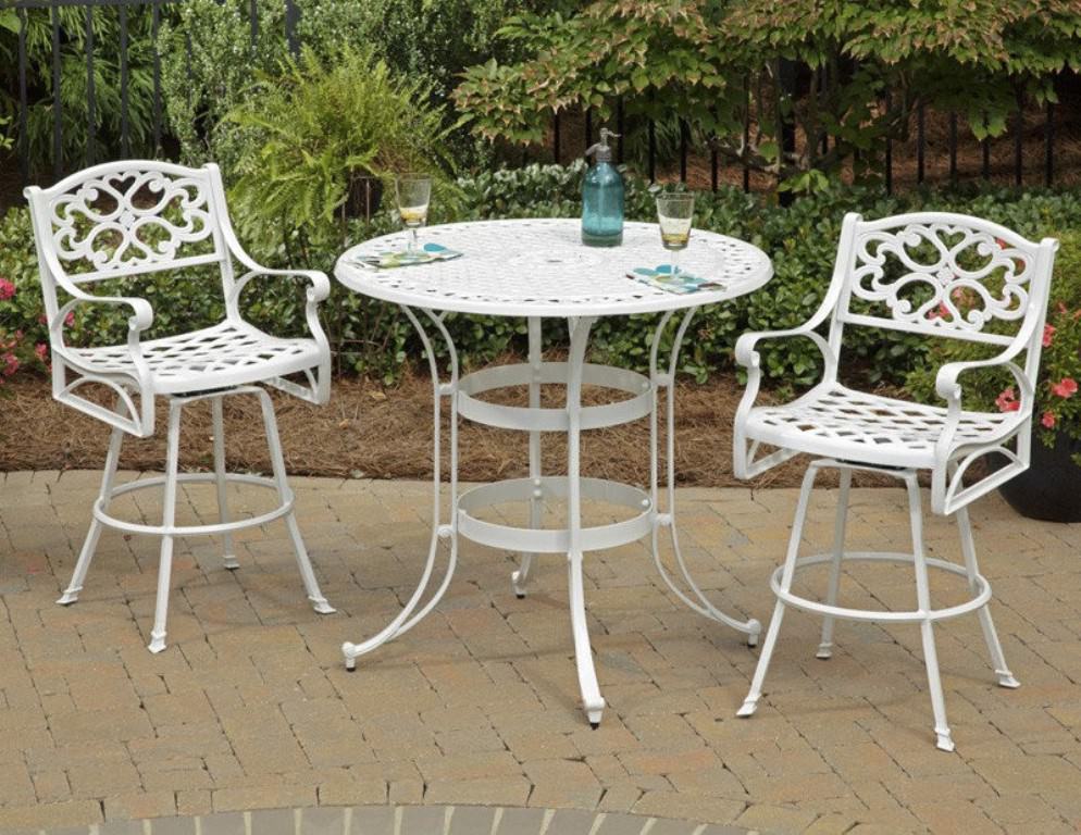 Image of: Outdoor Bistro Table Set Bar Height