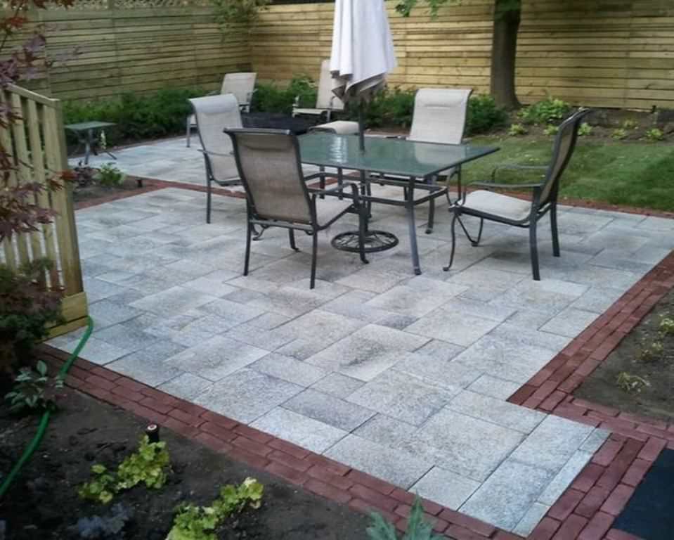 Image of: Outdoor Stone Patio Designs