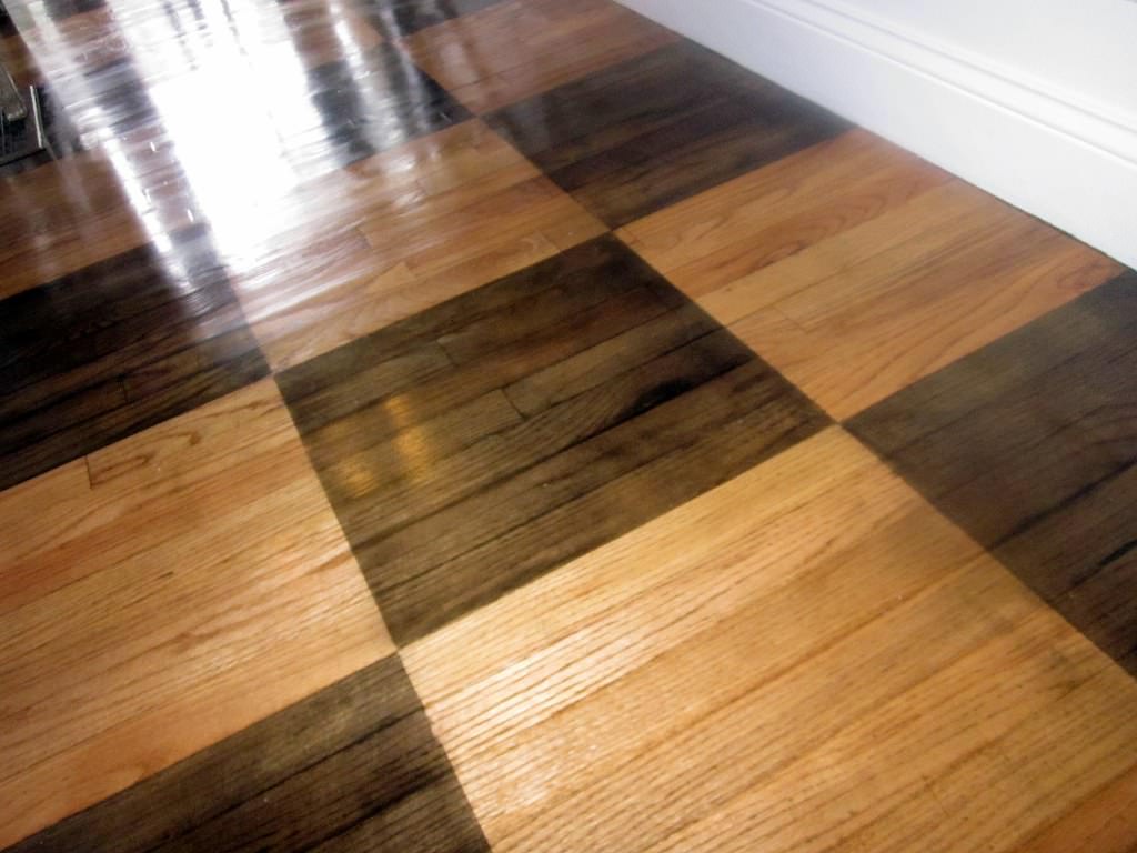 Image of: Paint Hardwood Floors Without Sanding