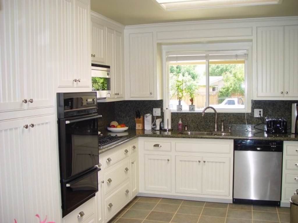 Image of: Painted Bead Board Kitchen Cabinets Pictures