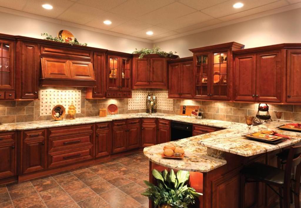 Image of: Painting Wood Kitchen Cabinets