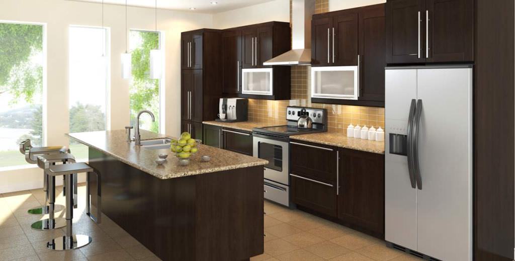 Image of: Prefabricated Kitchen Cabinets