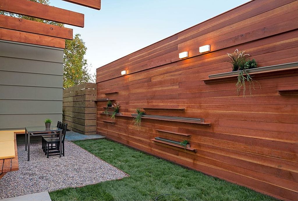 Image of: Privacy Fence Designs