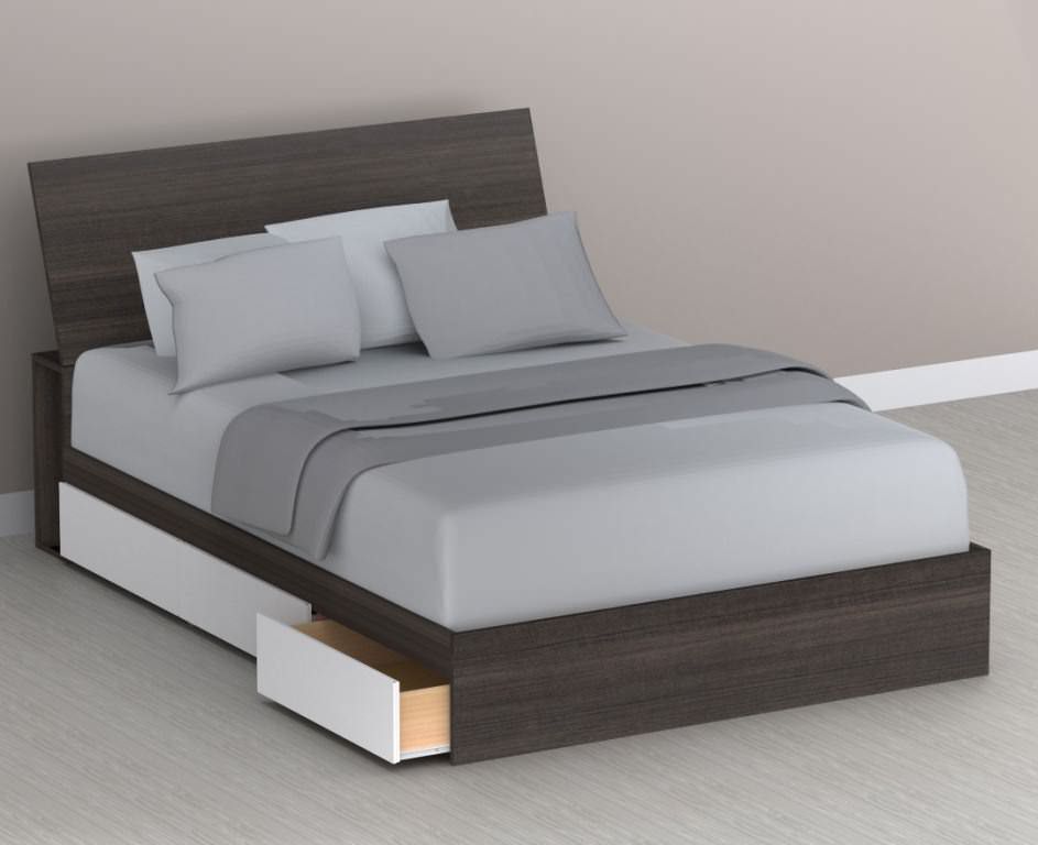 Image of: Queen Beds With Storage Drawers Underneath