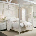 Queen Canopy Bed Frame White