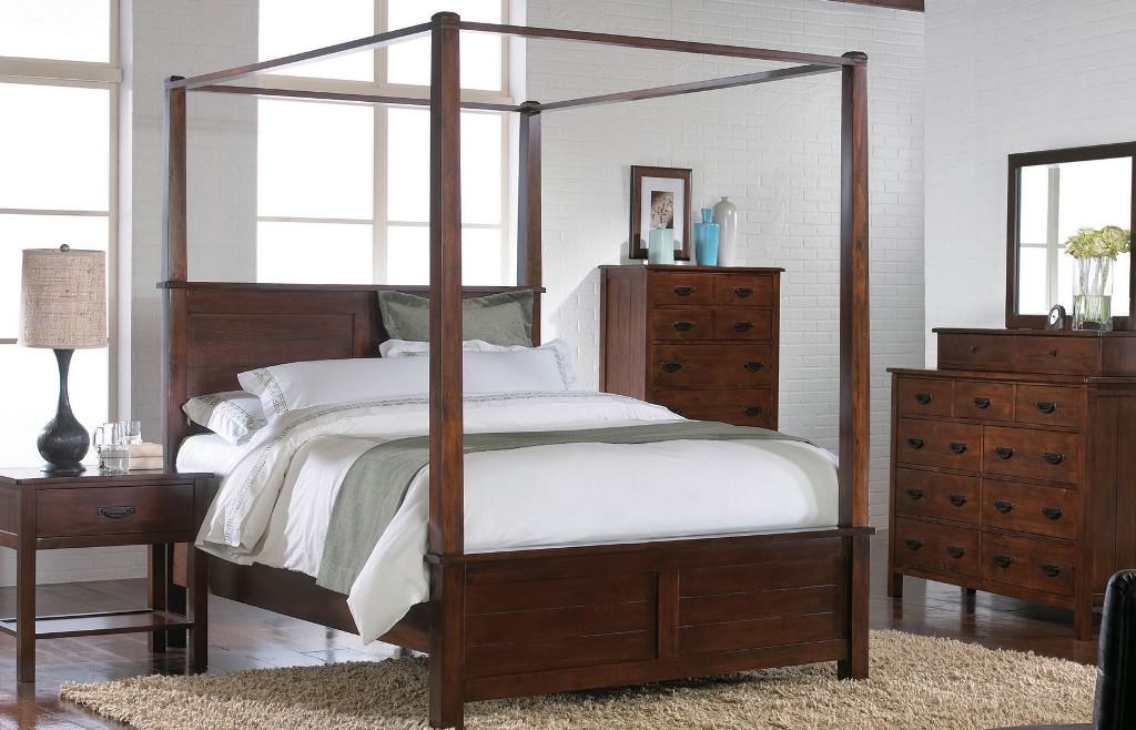Image of: Queen Canopy Bed