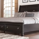 Queen Sleigh Bed With Storage