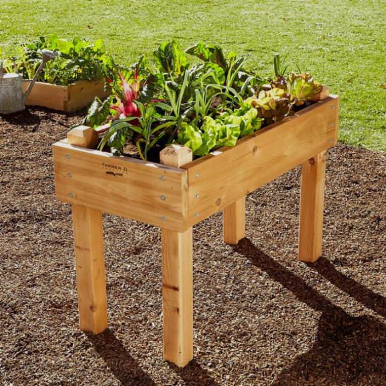 Image of: Raised Garden Beds With Legs