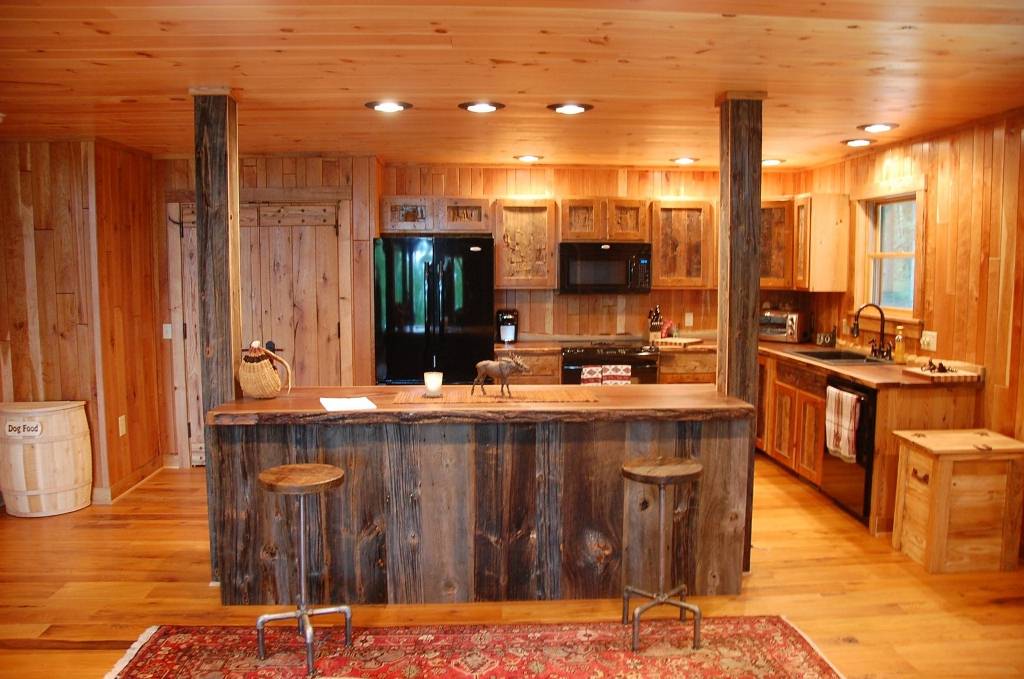 Image of: Rustic Kitchen Cabinets Diy