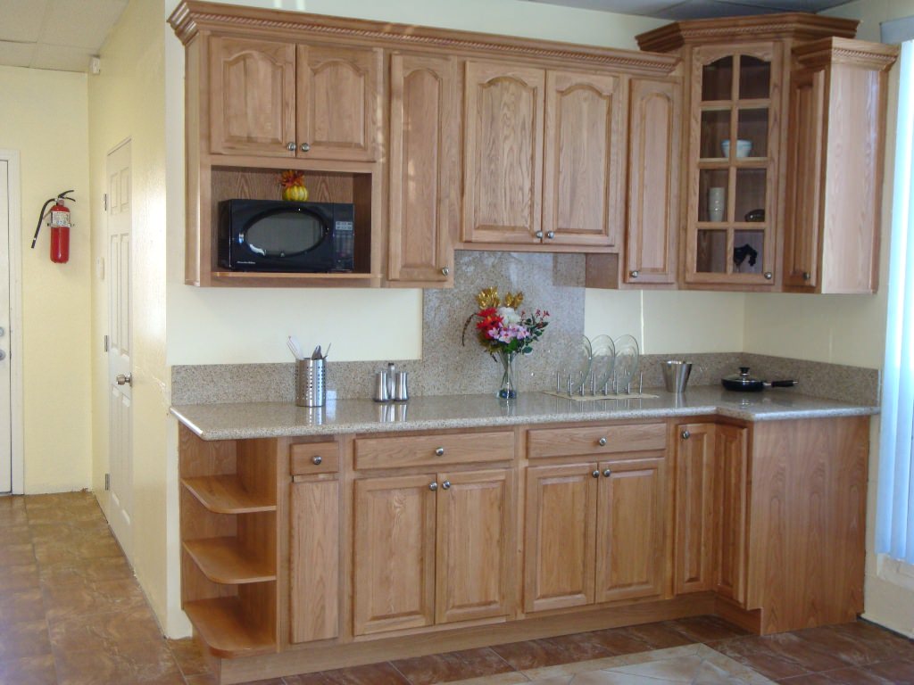 Image of: Rustic Kitchen Cabinets For Apartment