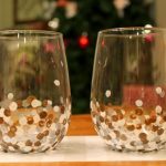 Short Decorative Wine Glasses