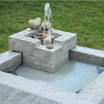 Simple Concrete Fountains Ideas