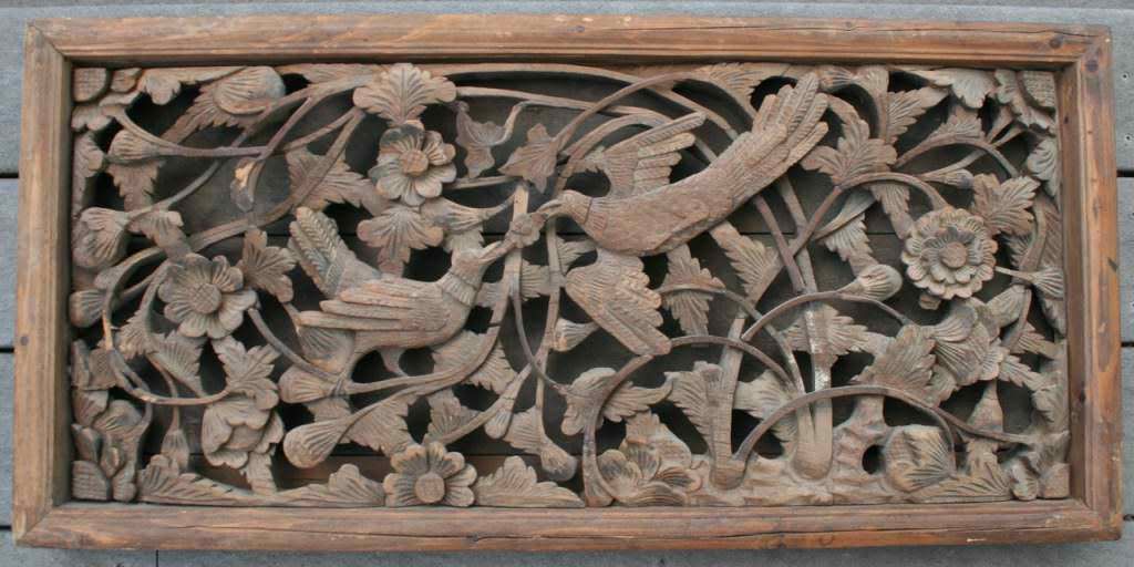 Small Carved Wood Panels