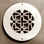 Small Round Decorative Wall Vent Covers