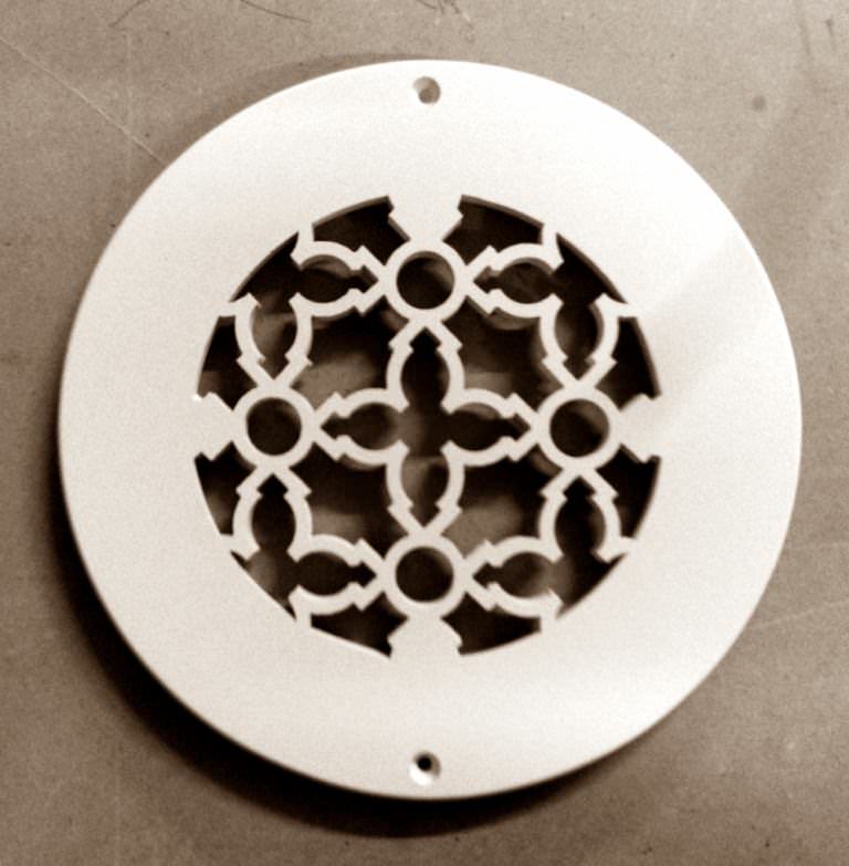 Image of: Small Round Decorative Wall Vent Covers
